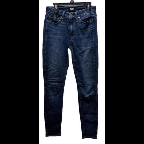 PAIGE Denim - Paige Jeans Womens Size‎ 26 Hoxton Ultra Skinny High Waist Dark Wash Blue